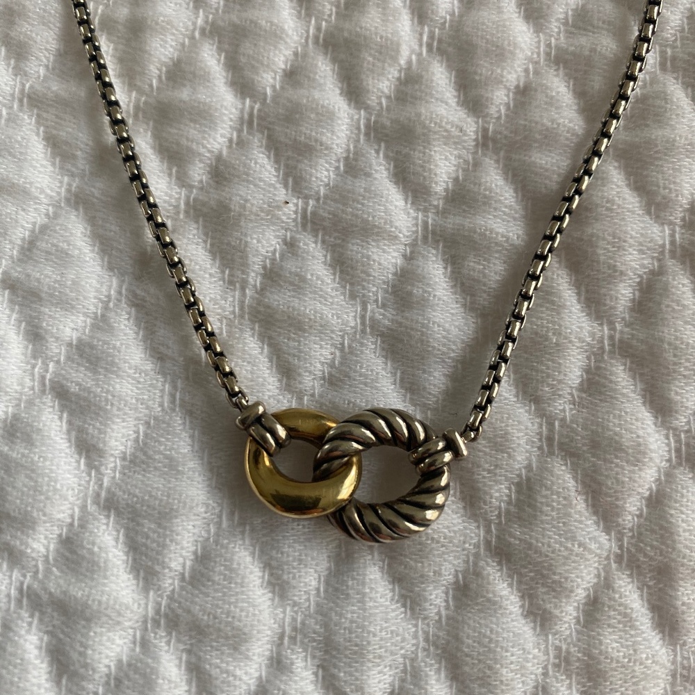 David Yurman Two tone necklace